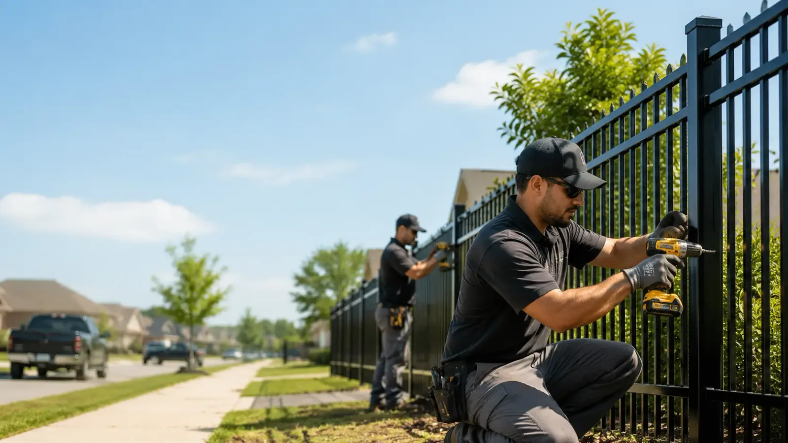 Metal Fence Installation in Depauw, IN